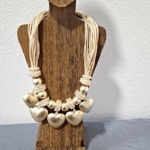 Elegant Gold Heart Necklace